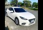 Pearl White Mazda 3 2015 Hatchback at  Automatic   for sale in Quezon City-3