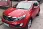 Red Kia Sportage 2012 for sale in Automatic-2