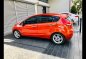 Orange Ford Fiesta 2013 Hatchback for sale in Quezon City-3