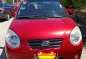 Sell Red 2009 Kia Picanto in Tagaytay-0