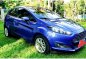 Blue Ford Fiesta 2014 for sale in Automatic-1