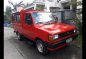 Red Toyota tamaraw 1993 Van at  Manual   for sale in Taytay-1