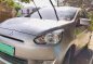 Silver Mitsubishi Mirage 2013 for sale in Manual-1