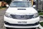 White Toyota Fortuner 2014 for sale in Manila-5