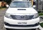 White Toyota Fortuner 2014 for sale in Manila-5