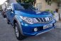 Selling Blue Mitsubishi Strada 2015 in Antipolo-0