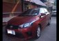 Red Toyota Yaris 2015 Hatchback for sale in Manila-9