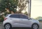 Silver Hyundai Grand i10 2015 Hatchback at Automatic  for sale in Manila-4