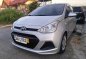 Silver Hyundai Grand i10 2015 Hatchback at Automatic  for sale in Manila-1