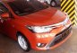 Orange Toyota Vios 2016 Sedan at Automatic  for sale in Manila-3