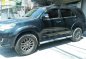 Black Toyota Fortuner 2014 SUV / MPV for sale in Manila-0