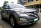 Selling Grey Hyundai Santa Fe 2013 in Quezon City-0