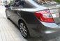 Grey Honda Civic 2012 for sale in Automatic-0