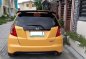 Yellow Honda Jazz 1.5 S i-VTEC (A) 2011 for sale in San Fernando-2