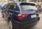 Blue BMW X3 2004 for sale in Mandaluyong-1