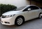 White Honda Civic 2013 for sale in Manila-1