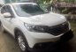 Pearl White Honda Cr-V 2014 for sale in Quezon City-1