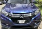 Blue Honda Hr-V 2015 for sale in Manila-2