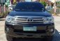 Black Toyota Fortuner 2010 for sale in Apalit-0
