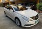 Pearl White Hyundai Sonata 2011 for sale in Manila-0