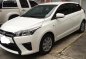 Pearl White Toyota Yaris 2017 for sale in Las Piñas-0