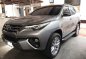 Silver Toyota Fortuner 2017 for sale in Lipa City-0