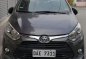 Grey Toyota Wigo 2017 for sale in Kawit-0