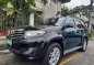 Selling Black Toyota Fortuner 2012 in Quezon-0
