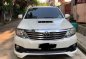 Pearl White Toyota Fortuner 2014 for sale in Manila-0