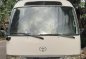 White Toyota Coaster 2008-0