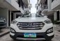 White Hyundai Santa Fe 2014 -9