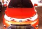 Orange Toyota Vios 2016 for sale in Marikina-0