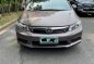 Silver Honda Civic 2013 for sale in Quezon-0