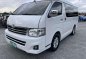 Pearl White Toyota Hiace Super Grandia 2011 for sale in Pasig-6