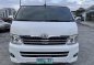 Pearl White Toyota Hiace Super Grandia 2011 for sale in Pasig-1