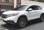 Pearl White Honda CR-V 2012 for sale in Manila-4