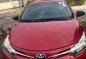 Red Toyota Vios 2016 for sale in Manual-0