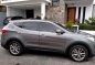 Grey Hyundai Santa Fe 2013 for sale in Manila-1