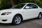 Pearl White Mazda 3 2007 for sale in Las Piñas-2