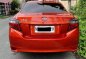 Orange Toyota Vios 2016 for sale in Las Piñas-3