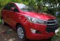 Red Toyota Innova 2020 for sale in Manual-0