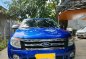 Sell Blue 2014 Ford Ranger in Calamba-0