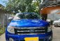 Sell Blue 2014 Ford Ranger in Calamba-6