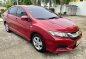 Sell Red 2016 Honda City in Taal-0
