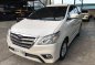 Pearl White Toyota Innova 2015 for sale in Pasig-1
