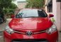 Red Toyota Vios 2015 for sale in Pateros-0