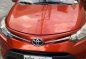 Orange Toyota Vios 2016 for sale in Quezon-0