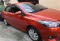 Orange Toyota Vios 2016 for sale in Quezon-1