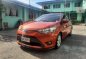 Orange Toyota Vios 2016 for sale in Pasay-1