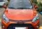 Orange Toyota Wigo 2017 for sale in San Mateo-0